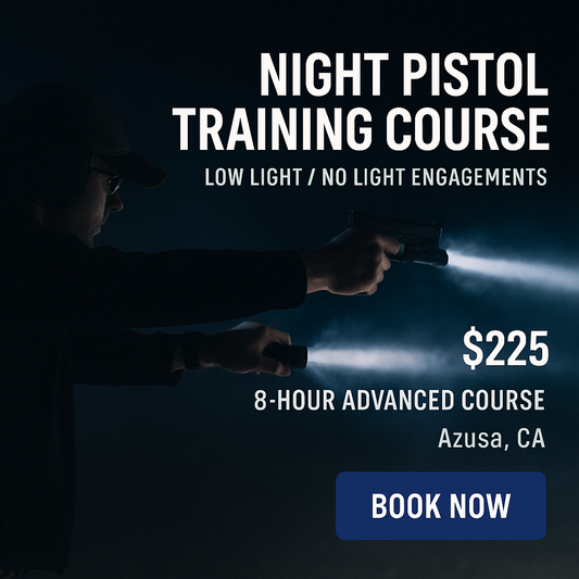 Night Pistol Training Course – Low Light / No Light Engagements