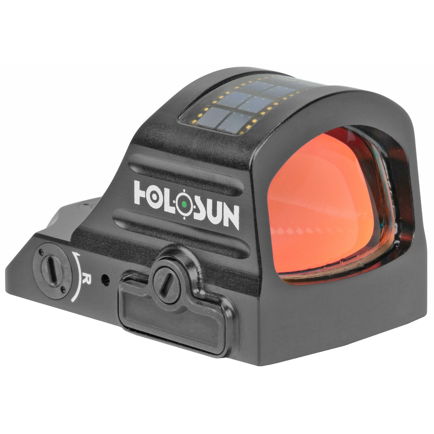 Holosun Technologies, 407C-GR-X2, Green Dot, 2 MOA, Black Color, Side Battery, Solar Failsafe