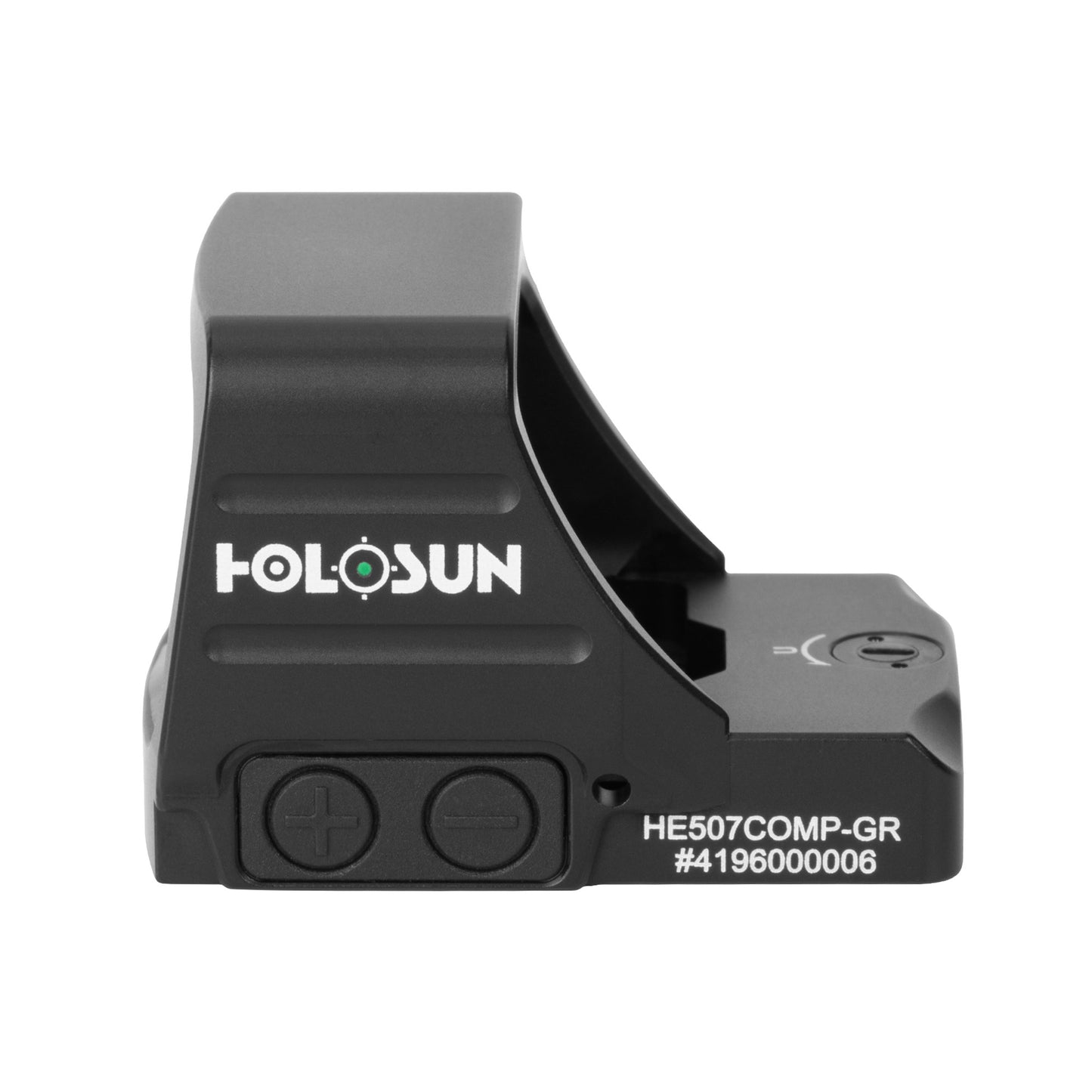 Holosun Technologies, 507 Elite Competition, Green Dot, MRS Reticle (2 MOA Dot with 8/20/32 MOA Circle), 1.1"x0.87" Objective Lens, Matte, Black