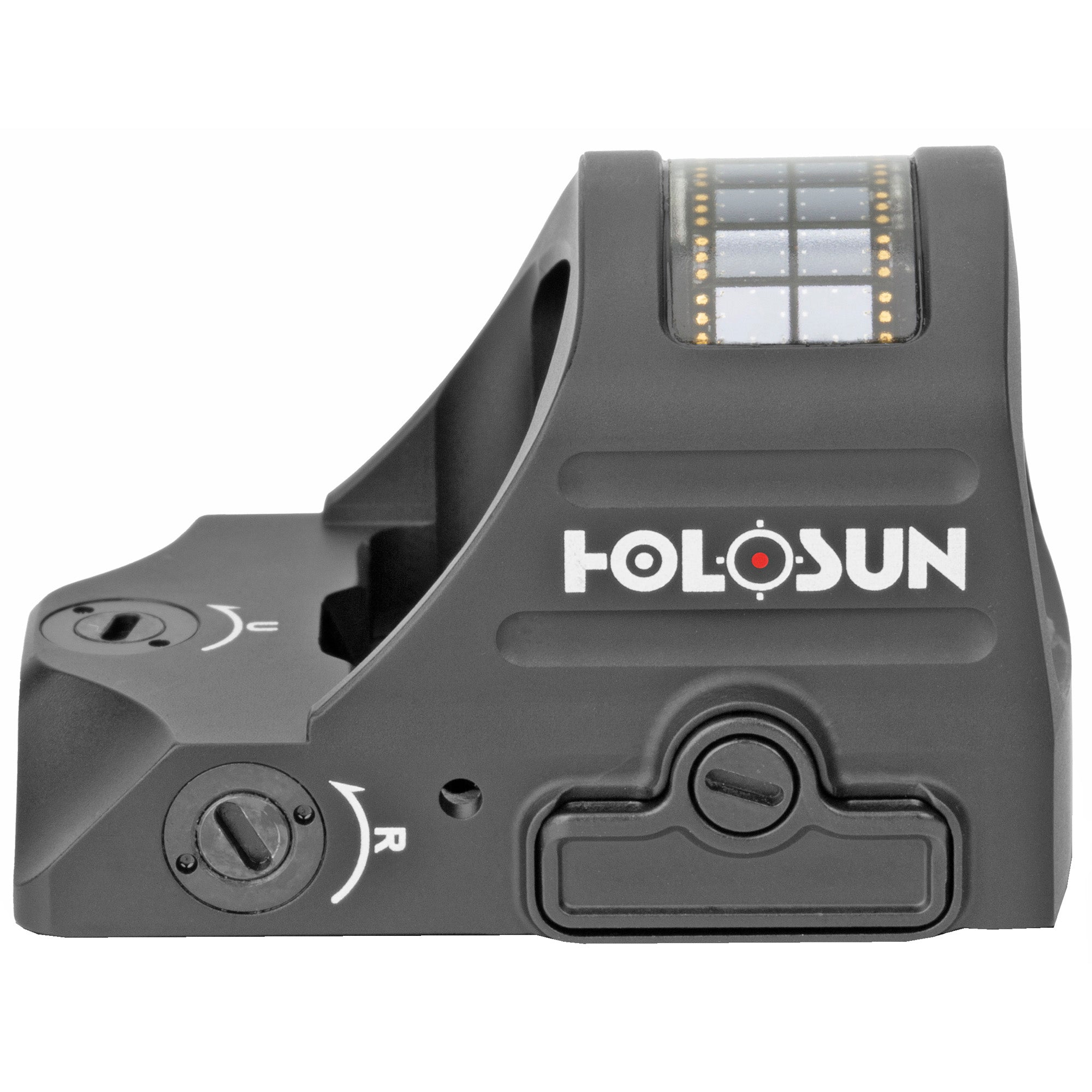 Holosun Technologies, 407C-X2, Red Dot, 2 MOA, Black, Side Battery