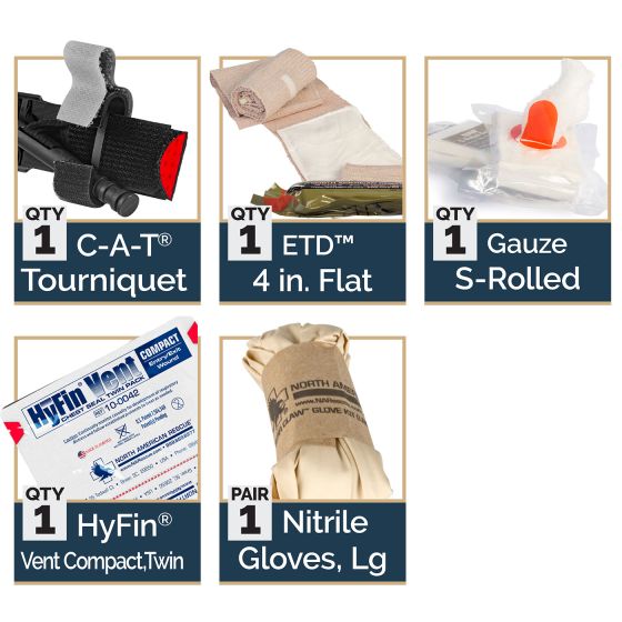 North American Rescue, M-FAK Mini First Aid Kit